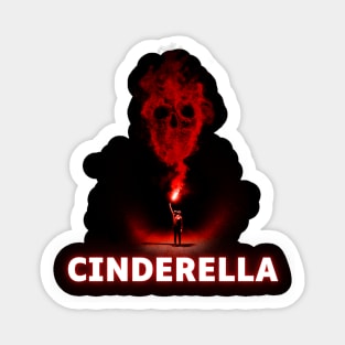 cinderella red smoke Sticker